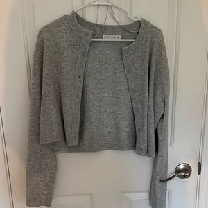 Gray Cardigan